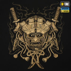 M-TAC ФУТБОЛКА GOLD SAMURAI OVERSIZE BLACK