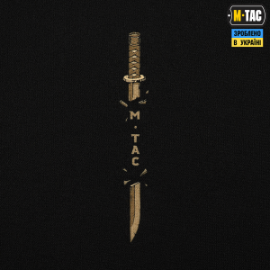 M-TAC ФУТБОЛКА GOLD SAMURAI OVERSIZE BLACK