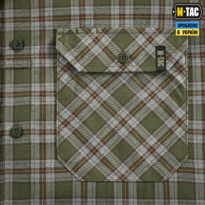 M-TAC РУБАШКА LUMBERJACK COTTON SHIRT OLIVE/GREY