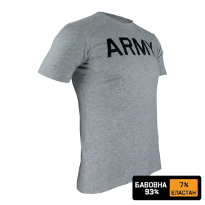 KRAMATAN TACTICAL DESIGN ФУТБОЛКА ARMY 93/7 БАВОВНА GREY MELANGE