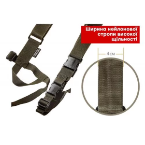 FRAG РЕМІНЬ АВТОМАТНИЙ ТРЬОХТОЧКОВИЙ OLIVE DRAB UKR-452-OD