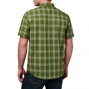 5.11 СОРОЧКА ТАКТИЧНА WYATT PLAID SHORT SLEEVE SHIRT PLAID GREENZONE 71204-656