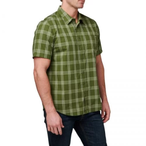 5.11 СОРОЧКА ТАКТИЧНА WYATT PLAID SHORT SLEEVE SHIRT PLAID GREENZONE 71204-656
