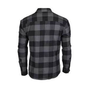 MIL-TEC РУБАШКА В КЛЕТКУ STURM FLANNEL SHIRT LIGHT BLACK/TITAN GRAY 10939008