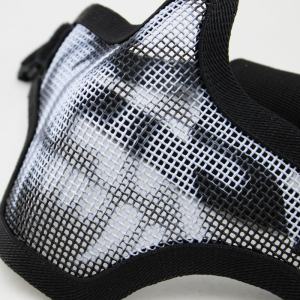 МАСКА-СЕТКА НА НИЖНЮЮ ЧАСТЬ ЛИЦА V2 BLACK SKULL MA-09-WB