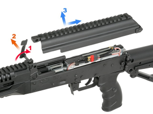 ARCTURUS СТРАЙКБОЛЬНИЙ АВТОМАТ АК12 AT-AK12U-FE OPTICAL MOSFET HS2678