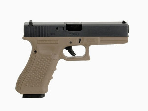 WE ПІСТОЛЕТ GLOCK 17 GEN4. METAL TAN GREEN GAS HS04796