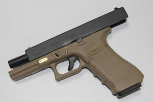 WE ПІСТОЛЕТ GLOCK 17 GEN4. METAL TAN GREEN GAS HS04796