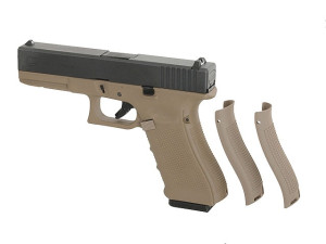 WE ПІСТОЛЕТ GLOCK 17 GEN4. METAL TAN GREEN GAS HS04796