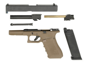 WE ПІСТОЛЕТ GLOCK 17 GEN4. METAL TAN GREEN GAS HS04796