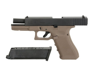 WE ПІСТОЛЕТ GLOCK 17 GEN4. METAL TAN GREEN GAS HS04796