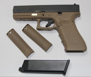 WE ПІСТОЛЕТ GLOCK 17 GEN4. METAL TAN GREEN GAS HS04796