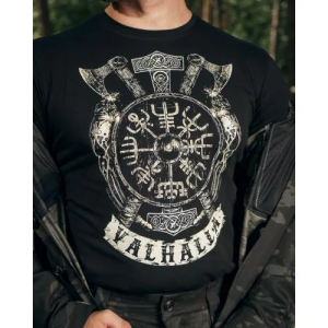 P1G-TAC ТАКТИЧНА ФУТБОЛКА З ПРИНТОМ VALHALLA LOGO BLACK UA281-29891-BK-VLL