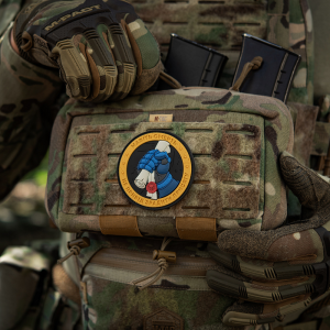 M-TAC НАШИВКА ПРИСЯГА PVC YELLOW/BLUE