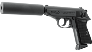 UMAREX ПИСТОЛЕТ WALTHER PPK/S С ГЛУШИТЕЛЕМ 2.6558 HS3009