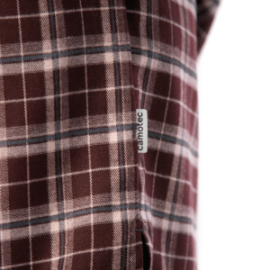 CAMO-TEC СОРОЧКА БУРЕВІЙ LOGO TAN BURGUNDY CHECK 9307