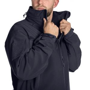HELIKON-TEX КУРТКА GUNFIGHTER SHARK SKIN WINDBLOCKER NAVY BLUE KU-GUN-FM-37