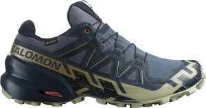 SALOMON КРОССОВКИ OUTDOOR SPEEDCROSS 6 GTX GRISAI/CARBON/TEA 1100