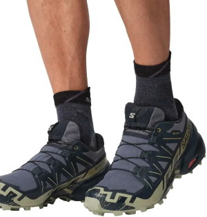 SALOMON КРОССОВКИ OUTDOOR SPEEDCROSS 6 GTX GRISAI/CARBON/TEA 1100