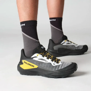 SALOMON КРОССОВКИ GENESIS BLACK/WHITE/LEMON 1101