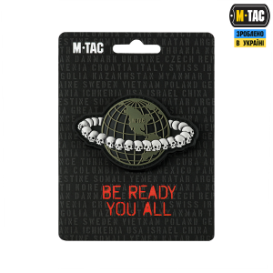 M-TAC НАШИВКА PLANET PVC OLIVE