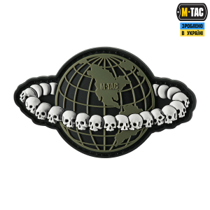 M-TAC НАШИВКА PLANET PVC OLIVE