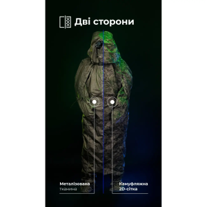 БАЛІСТИКА АНТИТЕПЛОВИЗИОННЫЙ ПОНЧО-ПЛАЩ ЧУГАЙСТЕР GEN 2 ММ14 11033010701