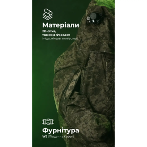 БАЛІСТИКА АНТИТЕПЛОВИЗИОННЫЙ ПОНЧО-ПЛАЩ ЧУГАЙСТЕР GEN 2 ММ14 11033010701