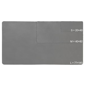 CAMO-TEC НАБОР ПОЛОТЕНЕЦ TOURIST MICROFIBER S+M GREY 9358