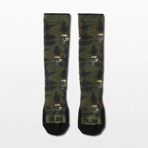 5.11 ШКАРПЕТКИ SOCK & AWE BROKEN SPARROW RANGER GREEN 10041AFY-186