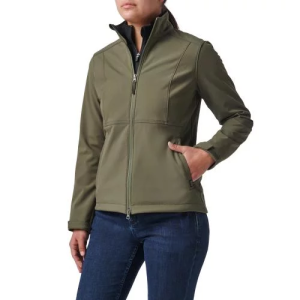 5.11 КУРТКА ЖІНОЧА WOMEN'S LEONE SOFTSHELL JACKET RANGER GREEN 38084ABR-186