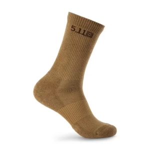 5.11 НОСКИ ТАКТИЧЕСКИЕ DUTY READY BASIC CREW SOCKS 6 ПАР US DARK COYOTE 10049-389