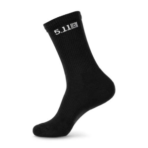 5.11 НОСКИ ТАКТИЧЕСКИЕ DUTY READY BASIC CREW SOCKS 6 ПАР BLACK 10049-019
