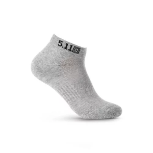 5.11 НОСКИ PT-R BASIC ANKLE SOCKS 6 ПАР HEATHER GREY 10047-016