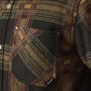5.11 КУРТКА ДЕМІСЕЗОННА FRONTIER SHIRT JACKET BLACK PLAID 7780036-371