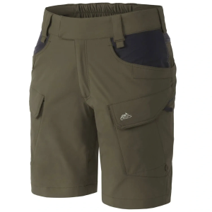 HELIKON-TEX ЖЕНСКИЕ ШОРТЫ OTS 8,5'' VERSASTRETCH LITE TAIGA GREEN/BLACK SW-OTS-VL-0901A