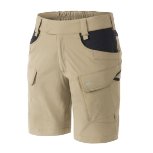 HELIKON-TEX ЖЕНСКИЕ ШОРТЫ OTS 8,5'' VERSASTRETCH LITE KHAKI/BLACK SW-OTS-VL-1301A