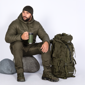 CAMO-TEC ЛЕГКИЙ ПУХОВИК STORM HOOD 3.0 OLIVE 9392