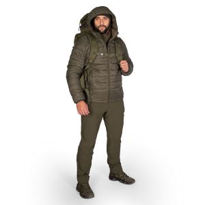 CAMO-TEC ЛЕГКИЙ ПУХОВИК STORM HOOD 3.0 OLIVE 9392