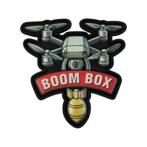 НАШИВКА ДРОН BOOM BOX PVC