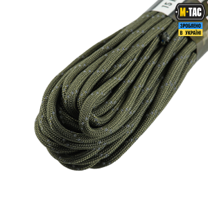 M-TAC ПАРАКОРД 550 MIL-SPEC RANGER GREEN REFLECTIVE 15М