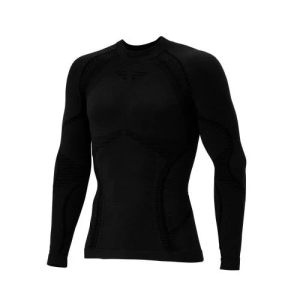 ACCAPI ТЕРМОРЕГЛАН ERGOWOOL MEN'S LONG SLEEVE SHIRT BLACK ACCWA701.999