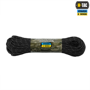 M-TAC ПАРАКОРД 550 MIL-SPEC BLACK REFLECTIVE 30М