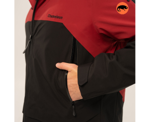 CHAMELEON КУРТКА GALE BLACK/BURGUNDY 00023-03