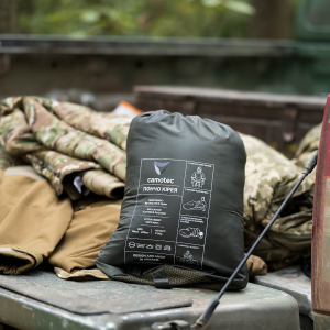 CAMO-TEC УТЕПЛЁННОЕ ПОНЧО-ТРАНСФОРМЕР КИРЕЯ OLIVE 9303
