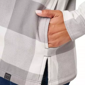 5.11 РУБАШКА ЖЕНСКАЯ LOUISE SHIRT JACKET OVERCAST GREY CHECK 38085-1151