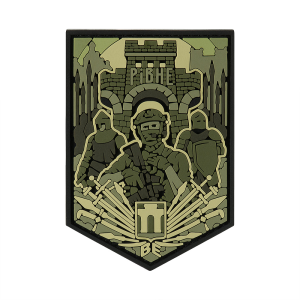 BRAND ELEMENT НАШИВКА РІВНЕ OLIVE