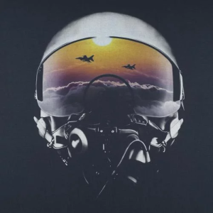 P1G-TAC ФУТБОЛКА З ПРИНТОМ ПІЛОТ GRAPHITE UA281-29891-GT-PLT