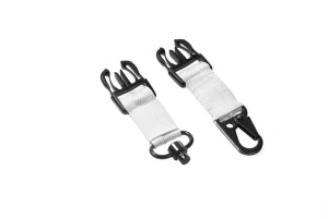 FRAG ОРУЖЕЙНЫЙ ОДНОТОЧЕЧНЫЙ РЕМЕНЬ С АНТАБКОЙ QD И КАРАБИНОМ MAX WHITE