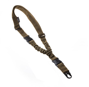 FRAG ЗБРОЙОВИЙ ОДНОТОЧКОВИЙ РЕМІНЬ З КАРАБІНОМ COYOTE